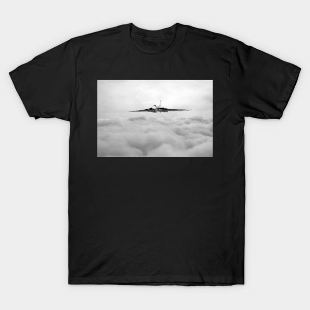 Vulcan Cruising - Mono T-Shirt by aviationart